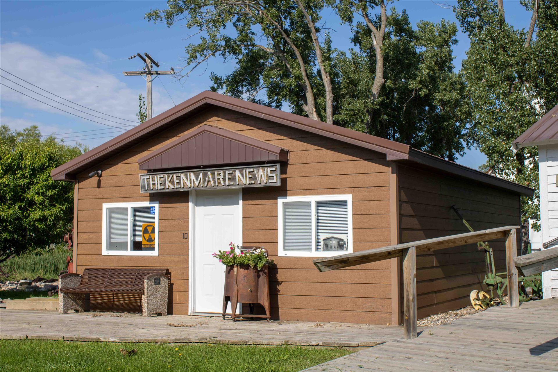 Kenmare News Building at Kenmare Pioneer Village