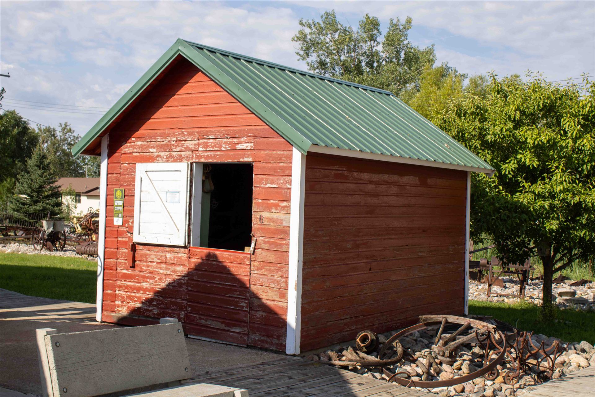 Horse Harness Shed at Kenmare Pioneer Village