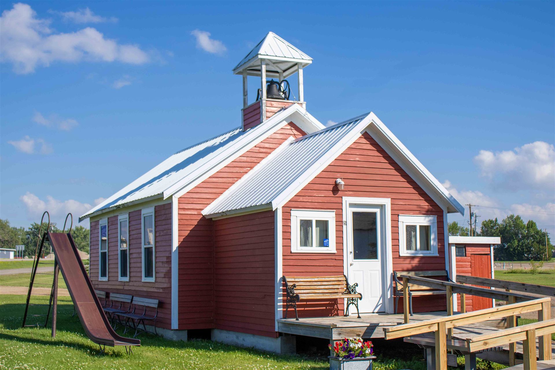 Schwartz Schoolhouse at Kenmare Pioneer Village